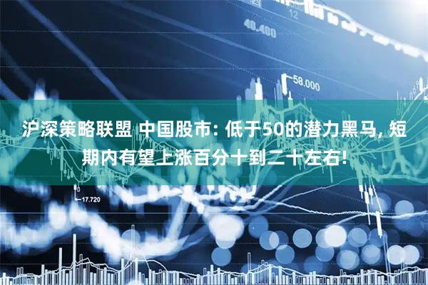 沪深策略联盟 中国股市: 低于50的潜力黑马, 短期内有望上涨百分十到二十左右!