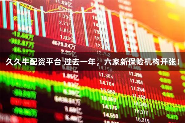 久久牛配资平台 过去一年，六家新保险机构开张！
