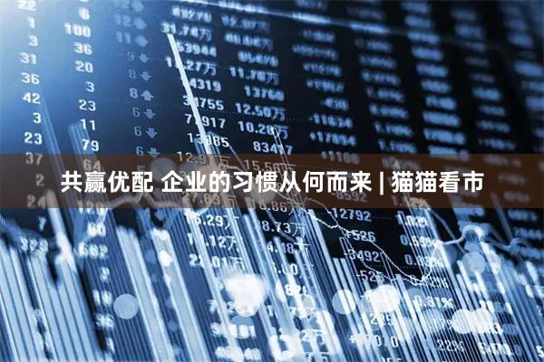 共赢优配 企业的习惯从何而来 | 猫猫看市